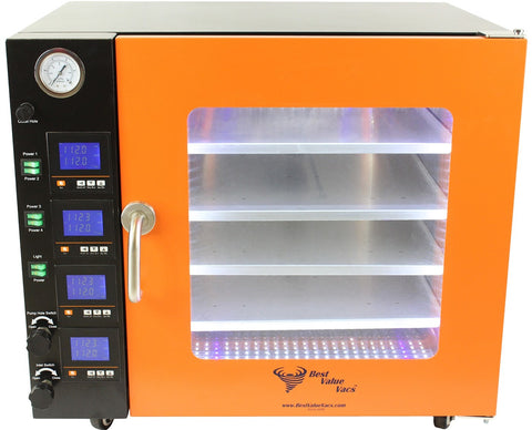 Vacuum Drying Ovens 3.2CF BVV - LCD Display and LED's - 4 Individually Heated Shelves