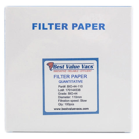 Ashless Filter Papers - 110MM - Quantitative