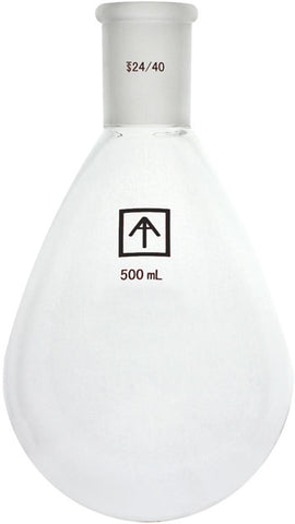 AI 24/40 Heavy Wall 500mL Oval-Shaped Round Bottom Flask