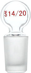 AI 14/20 PennyHead Glass Hollow Stopper