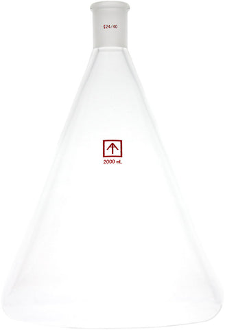 AI 24/40 Heavy Wall 2L Erlenmeyer Shaped Filtering Flask