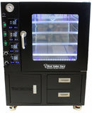 Vacuum Drying Ovens 3.2CF BVV - LCD Display and LED's - 4 Individually Heated Shelves with Drawers and Pump Cabinet