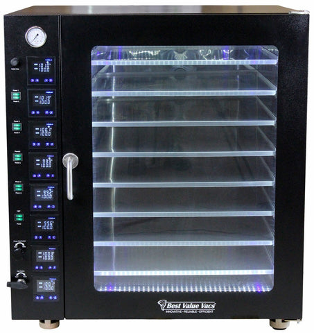 Vacuum Oven 16CF BVV - LCD Display and LED's - 8 Individually Heated Shelves